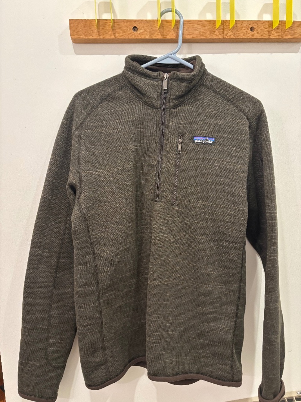 Brown Patagonia Fleece 3/4 zip